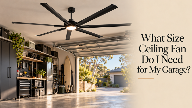 What Size Ceiling Fan Do I Need for My Garage?
