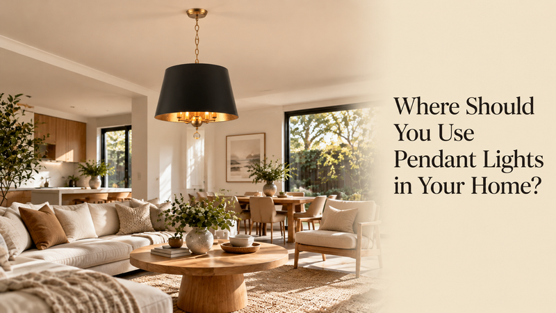 Where Should You Use Pendant Lights in Your Home?