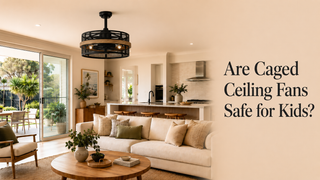Are Caged Ceiling Fans Safe for Kids? - ParrotUncle.AU