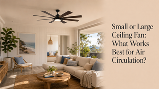 Small or Large Ceiling Fan: What Works Best for Air Circulation?