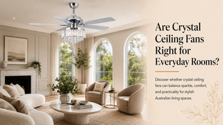 Are Crystal Ceiling Fans Right for Everyday Rooms?