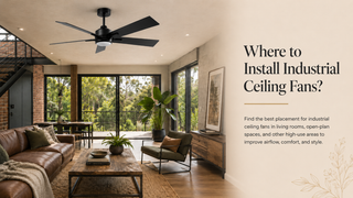 Where to Install Industrial Ceiling Fans？