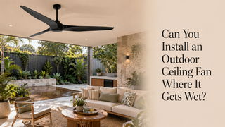 Can You Install an Outdoor Ceiling Fan Where It Gets Wet?