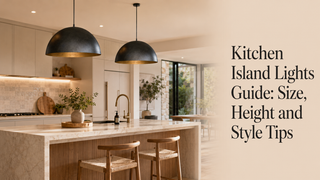Kitchen Island Lights Guide: Size, Height and Style Tips