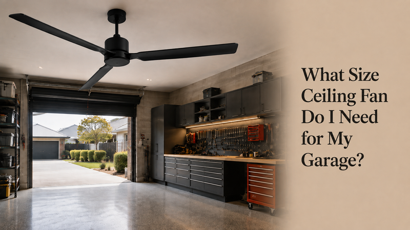 What Size Ceiling Fan Do I Need for My Garage?