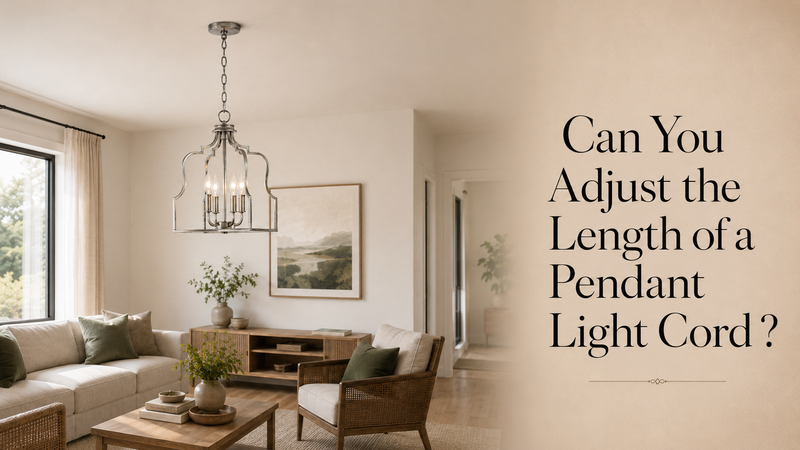 Can You Adjust the Length of a Pendant Light Cord ? - ParrotUncle.AU