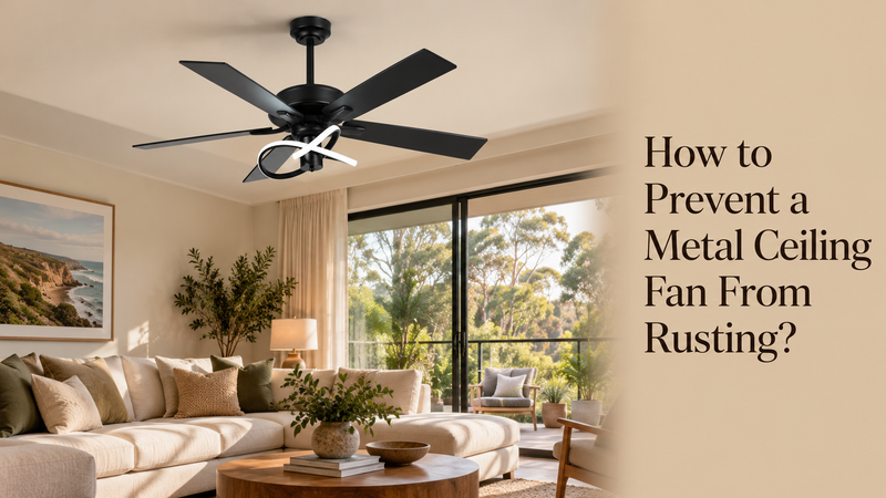 How to Prevent a Metal Ceiling Fan From Rusting？ - ParrotUncle.AU