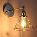 1-Light Modern Silver Wall Scone Light - ParrotUncle