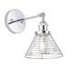1-Light Modern Silver Wall Scone Light - ParrotUncle