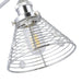 1-Light Modern Silver Wall Scone Light - ParrotUncle