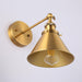 1-Light Rhem Brass Wall Sconce Light - ParrotUncle
