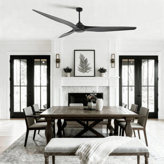 254 cm IP44 6-Speed Reversible 18000 CFM Large Ceiling Fan for Indoor&Outdoor Spaces