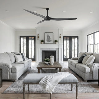 254 cm IP44 6-Speed Reversible 18000 CFM Large Ceiling Fan for Indoor&Outdoor Spaces