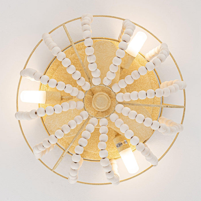 13" Traditional DC Motor Flush Mount Reversible Ceiling Fan with Lighting and Remote Control - ParrotUncle