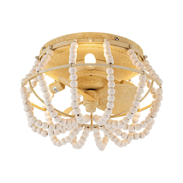 13" Traditional DC Motor Flush Mount Reversible Ceiling Fan with Lighting and Remote Control - ParrotUncle