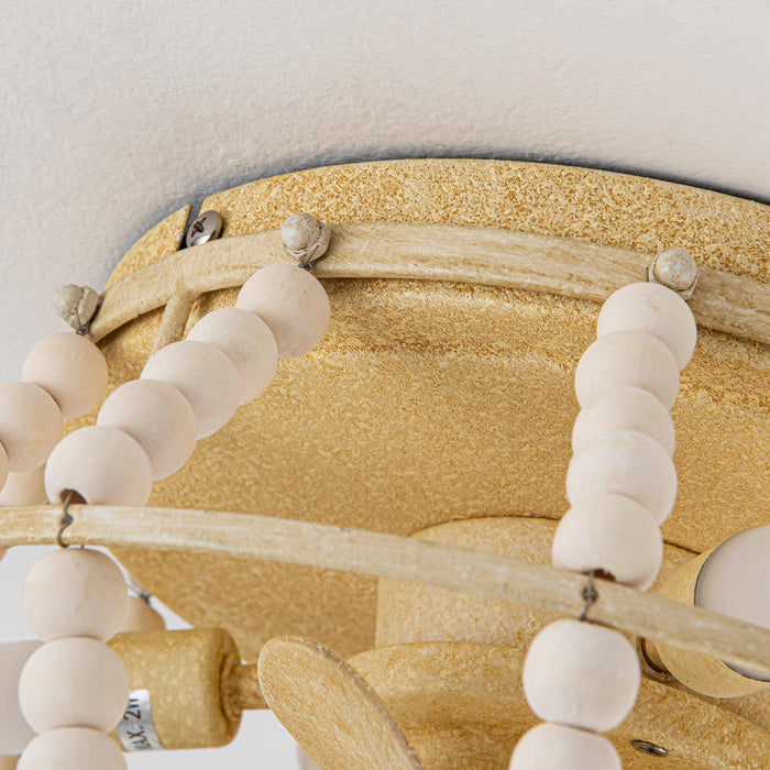 13" Traditional DC Motor Flush Mount Reversible Ceiling Fan with Lighting and Remote Control - ParrotUncle