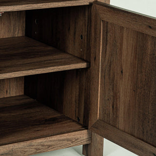 18" Farmhouse Solid Wood Nightstand for Bedroom