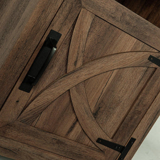 18" Farmhouse Solid Wood Nightstand for Bedroom