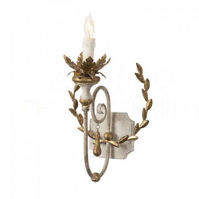 French Country Golden Wheat Single Head Wall Light