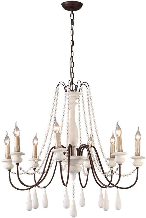 6-Light / 8-Light / 12-Light Farmhouse Pendant Light for Dining Room With Adjustable Hanging Length