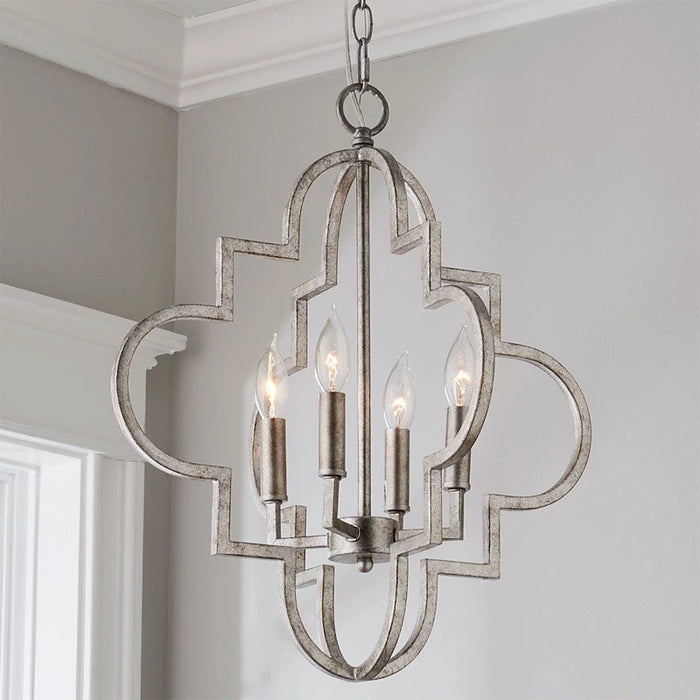 4-Light Traditional S / L Size Chandelier with Adjustable Hanging Length