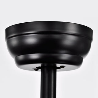20" Industrial Downrod Mount Caged Ceiling Fan with Lighting and Remote Control