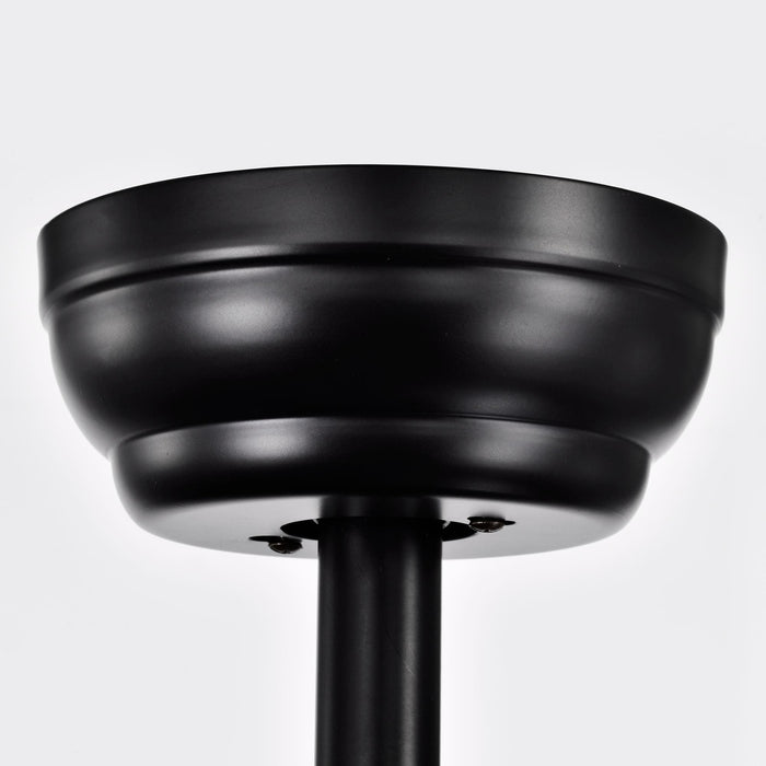 20" Industrial Downrod Mount Fandelier Ceiling Fan with Lighting and Remote Control - ParrotUncle