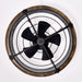 20" Industrial Downrod Mount Fandelier Ceiling Fan with Lighting and Remote Control - ParrotUncle
