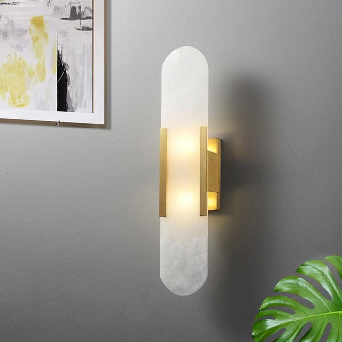 2-Light Modern White Wall Light