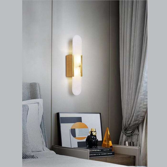 2-Light Modern White Wall Light