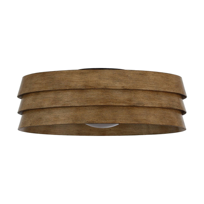 22" Farmhouse Flush Mount Reversible Ceiling Fan with LED Lighting and Remote Control - ParrotUncle