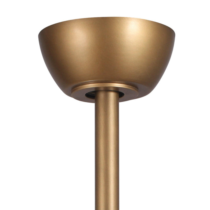 22" Kashmir Industrial Glod Reversible Crystal Fandelier Ceiling Fan with Lighting and Remote Control - ParrotUncle