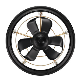26" Henslee Modern DC Motor Reversible Crystal Caged Ceiling Fan with Lighting