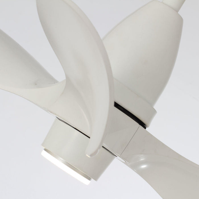 28" Kwang Rustic DC Motor Downrod Mount Reversible Ceiling Fan with LED Lighting and Remote Control - ParrotUncle