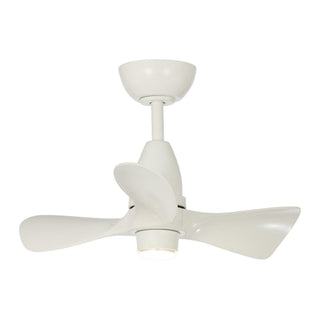 28" Kwang Farmhouse DC Motor Downrod Mount Reversible Ceiling Fan with LED Lighting and Remote Control