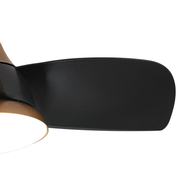 28" Modern DC Motor Downrod Mount Reversible Ceiling Fan with LED Lighting and Remote Control - ParrotUncle