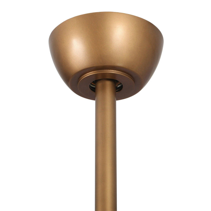 28" Modern DC Motor Downrod Mount Reversible Ceiling Fan with LED Lighting and Remote Control - ParrotUncle