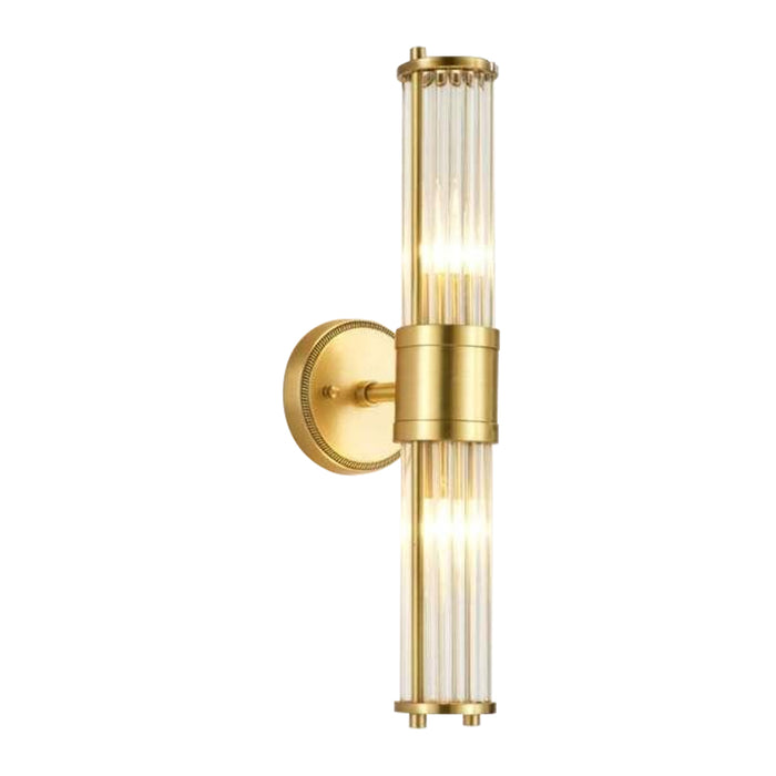 2-Light Modern Indoor Golden Wall Lighting