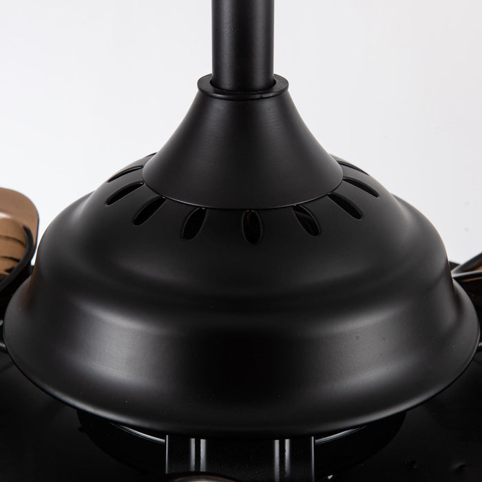 36" Bangaiore Modern Downrod Mount Crystal Ceiling Fan with Lighting and Remote Control - ParrotUncle