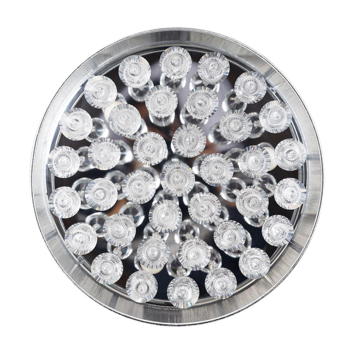 36" Bangaiore Modern Downrod Mount Crystal Ceiling Fan with Lighting and Remote Control - ParrotUncle