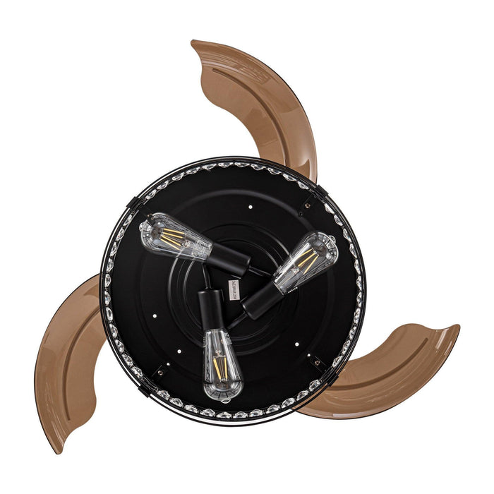 36" Farmhouse Downrod Mount Ceiling Fan with Lighting and Remote Control - ParrotUncle