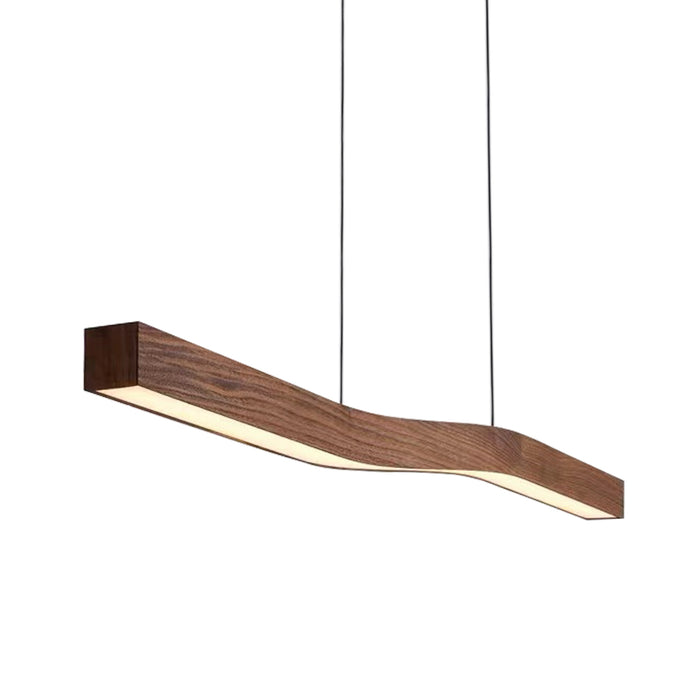 1-Light Farmhouse Wooden Pendant Lighting