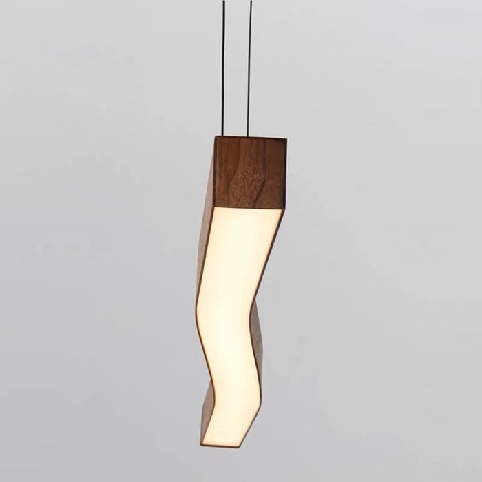 1-Light Farmhouse Wooden Pendant Lighting