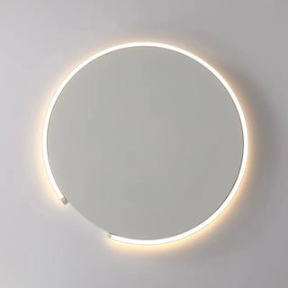 1-Light Modern White Flush Mount Ceiling Light with LED