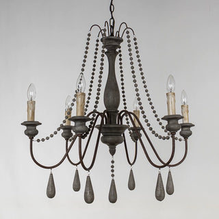 6-Light / 8-Light / 12-Light Farmhouse Pendant Light for Dining Room With Adjustable Hanging Length