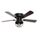 42" Traditional Flush Mount Reversible Ceiling Fan with Lighting and Remote Control - ParrotUncle