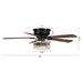 48" Athens Farmhouse Flush Mount Reversible Ceiling Fan with Lighting and Remote Control - ParrotUncle