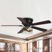 48" Athens Farmhouse Flush Mount Reversible Ceiling Fan with Lighting and Remote Control - ParrotUncle