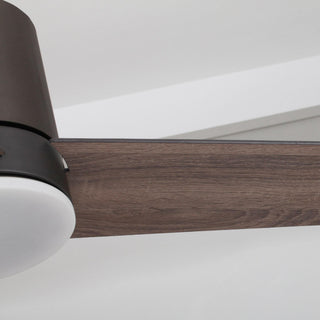 48" Kielah Hamptons Farmhouse Flush Mount Reversible Ceiling Fan with Lighting and Remote Control