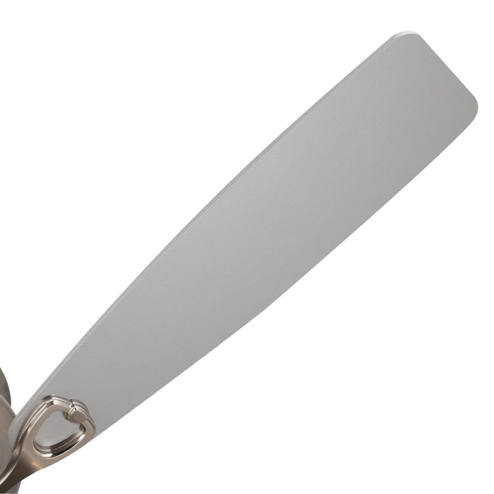 48" Modern Flush Mount Reversible Crytsal Ceiling Fan with Lighting and Remote Control - ParrotUncle